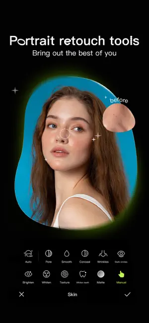 Hypic Mod APK Portrial retouch tools